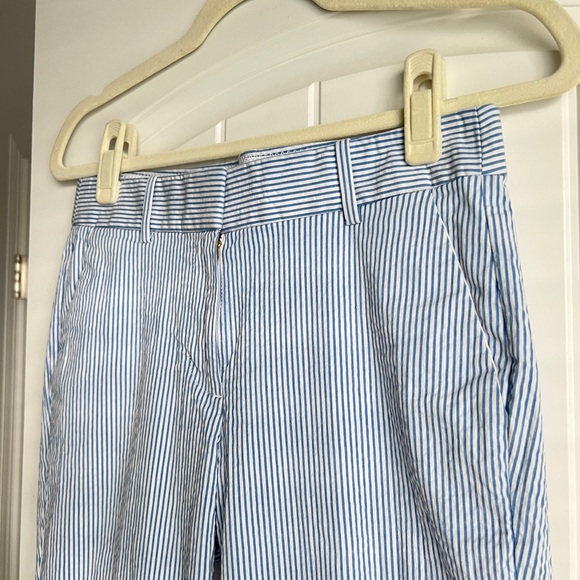 J. Crew Blue and White Striped Trousers - Picture 2 of 6